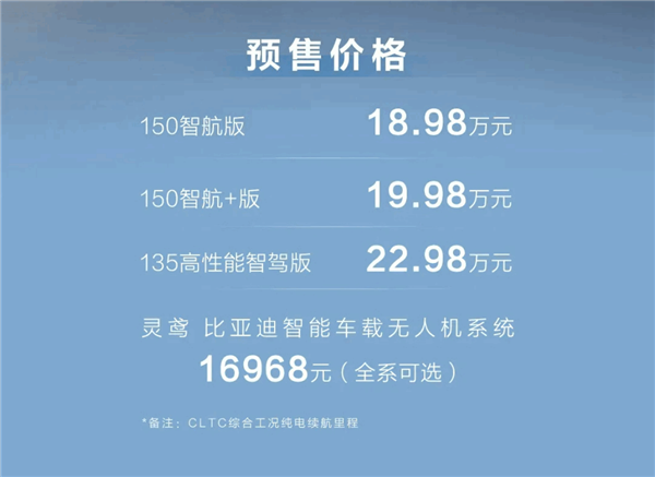 冰箱彩电无人机一车配齐!比亚迪海狮07 DM-i智驾版预售:1898万起