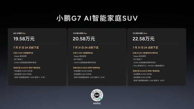 小鹏G7正式上市全球首款L3级算力AI汽车引领智能出行新纪元