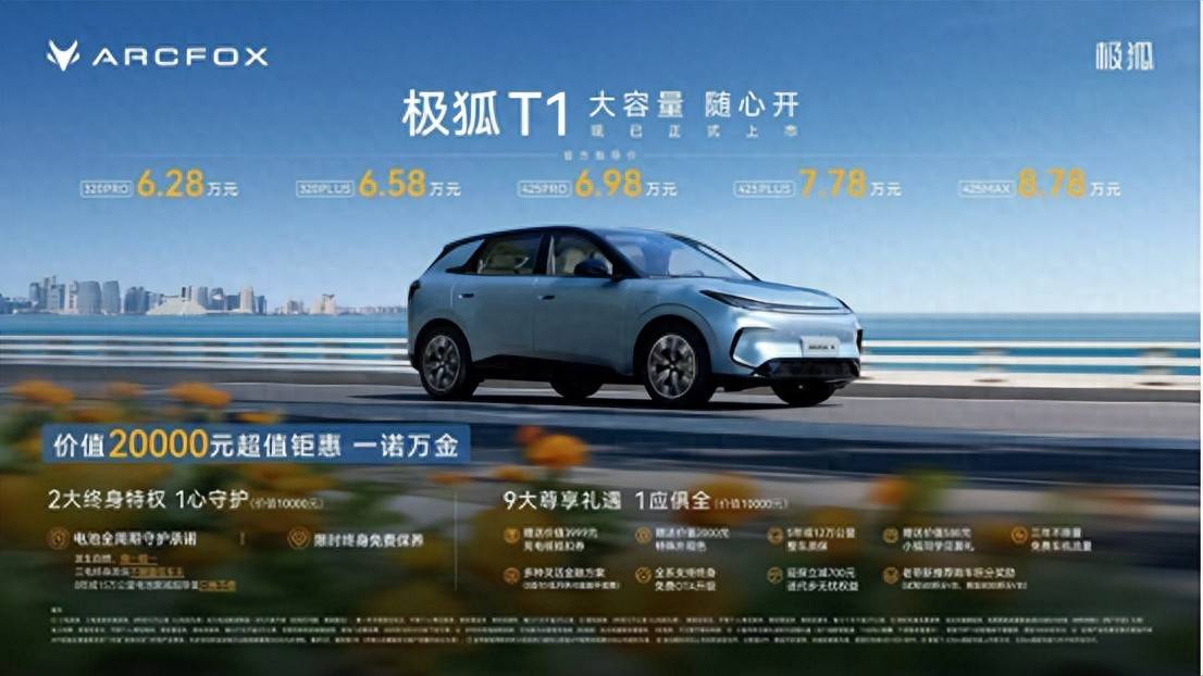 628万起正式上市“超值精品”极狐T1颠覆A0级市场格局(图1)