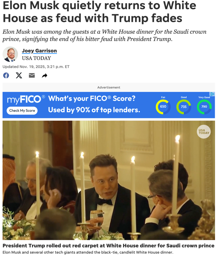 北美观察丨马斯克重返白宫：“和好”却非“如初” 一切服从AI权力大局(图3)