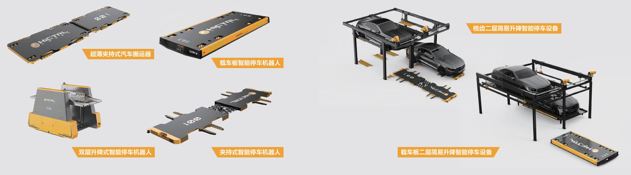 六款停车机器人让停车像“抓娃娃”一样简单