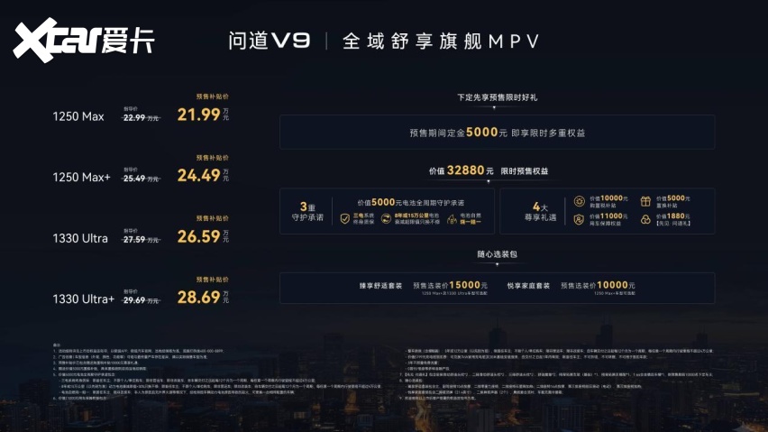 预售补贴价2199万起MPV欠大家的防滚梁极狐问道V9给配上了(图1)